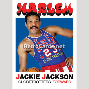 1971-72T Jackie Jackson Harlem Globetrotters