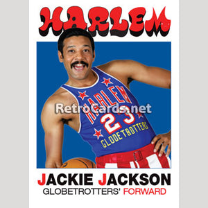 1971-72T Jackie Jackson Harlem Globetrotters