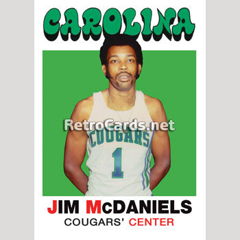 1971-72T Jim McDaniels Carolina Cougars