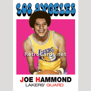 1971-72T Joe Hammond Los Angeles Lakers