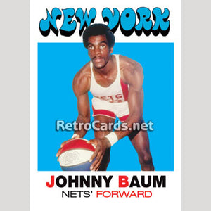 1971-72T Johnny Baum New York Nets