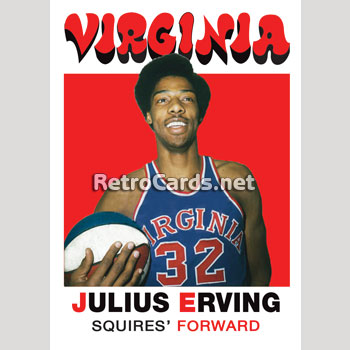 1971-72T Julius Erving Virginia Squires