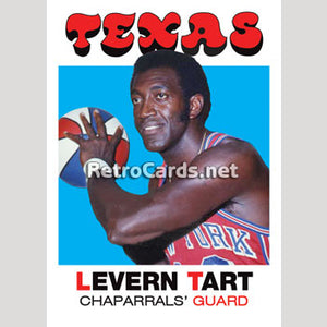 1971-72T Levern Tart Texas Chaparrals