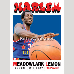 1971-72T Meadowlark Lemon Harlem Globetrotters