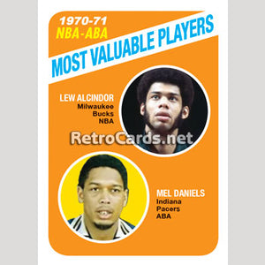1971-72T NBA & ABA MVPs