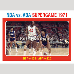 1971-72T ABA vs. NBA Supergame