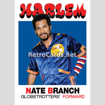 1971-72T Nate Branch Harlem Globetrotters