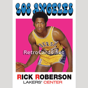 1971-72T Rick Roberson Los Angeles Lakers