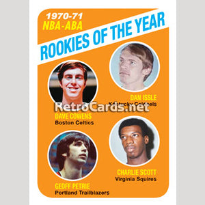 1971-72T Rookies of the Year