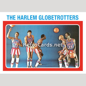 1971-72T Harlem Globetrotters Team