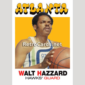 1971-72T Walt Hazzard Atlanta Hawks