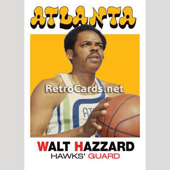 1971-72T Walt Hazzard Atlanta Hawks