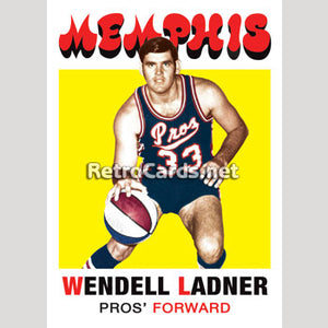 1971-72T Wendell Ladner Memphis Pros