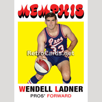 1971-72T Wendell Ladner Memphis Pros