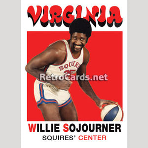 1971-72T Willie Sojourner Virginia Squires
