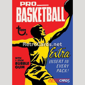 1971-72T NBA ABA Wrapper Card