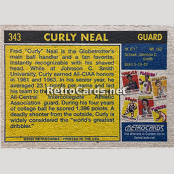 1971-72T NBA Harlem Globetrotters RetroCards Set