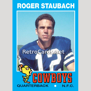 1971T Roger Staubach Dallas Cowboys