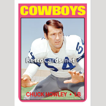 1972T Chuck Howley Dallas Cowboys