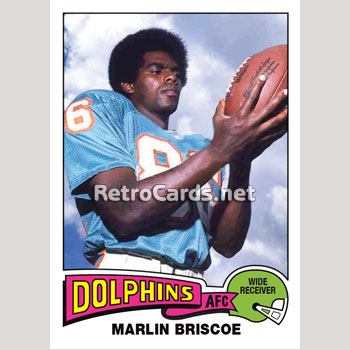 1975T Marlin Briscoe Miami Dolphins