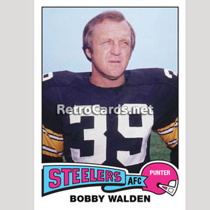 1975T Bobby Walden Pittsburgh Steelers