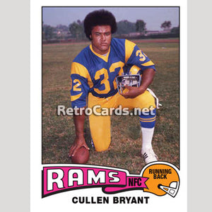 1975T Cullen Bryant Los Angeles Rams