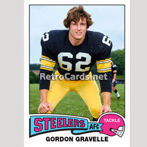 1975T Gordon Gravelle Pittsburgh Steelers