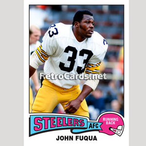 1975T John Fuqua Pittsburgh Steelers