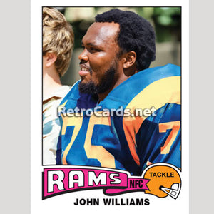 1975T John Williams Los Angeles Rams
