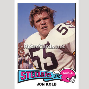 1975T Jon Kolb Pittsburgh Steelers