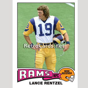 1975T Lance Rentzel Los Angeles Rams