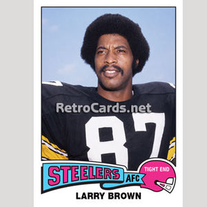 1975T Larry Brown Pittsburgh Steelers