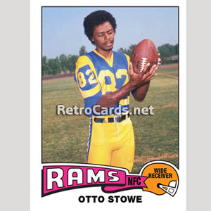 1975T Otto Stowe Los Angeles Rams