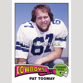 1975T Pat Toomay Dallas Cowboys