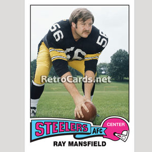 1975T Ray Mansfield Pittsburgh Steelers