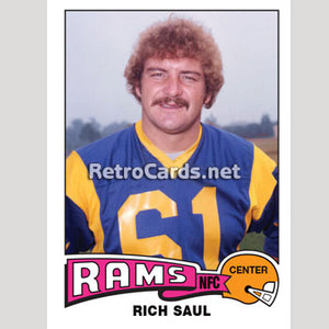 1975T Rich Saul Los Angeles Rams