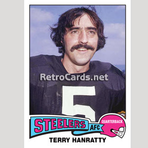 1975T Terry Hanratty Pittsburgh Steelers