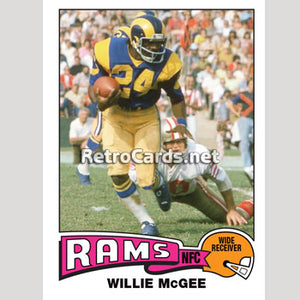 1975T Willie McGee Los Angeles Rams