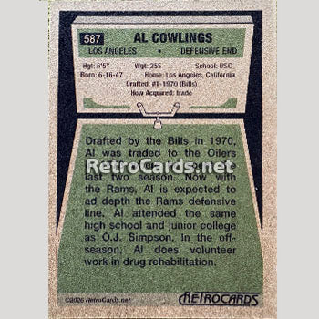 1975T Los Angeles Rams RetroCards Set