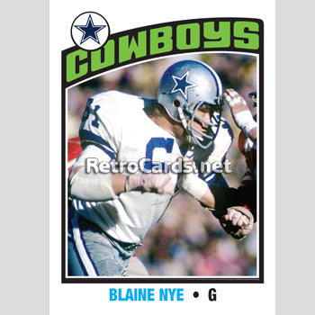 1976TNHL Blaine Nye Dallas Cowboys
