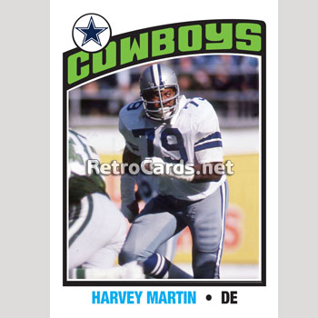 1976TNHL Harvey Martin Dallas Cowboys