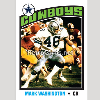 1976TNHL Mark Washington Dallas Cowboys