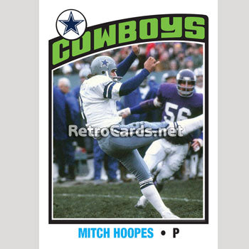 1976TNHL Mitch Hoopes Dallas Cowboys