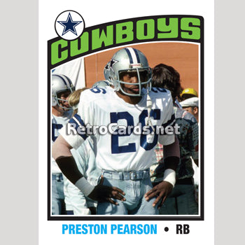 1976TNHL Preston Pearson Dallas Cowboys