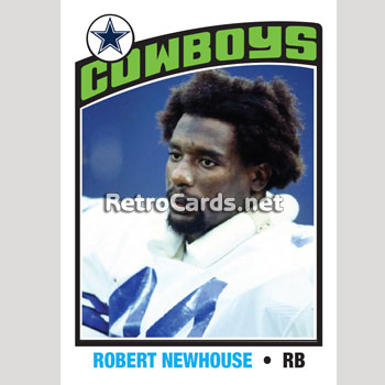 1976TNHL Robert Newhouse Dallas Cowboys