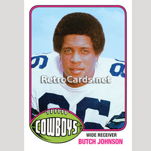 1976T Butch Johnson Dallas Cowboys