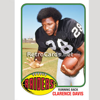 1976T Clarence Davis Oakland Raiders