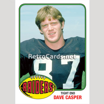 1976T Dave Casper Oakland Raiders