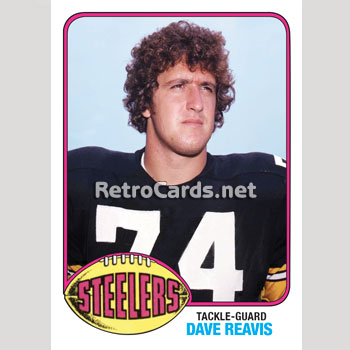 1976T Dave Reavis Pittsburgh Steelers