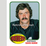 1976T David Humm Oakland Raiders